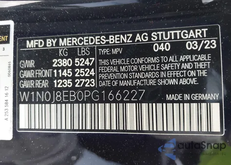 2023 Mercedes-Benz Glc 300 4Matic Coupe z USA, uszkodzony, nr VIN W1N0J8EB0PG166227